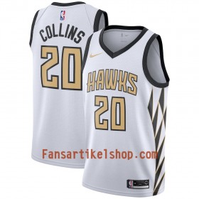 Atlanta Hawks Trikot John Collins 20 2018-19 Nike City Edition Weiß Swingman - Herren